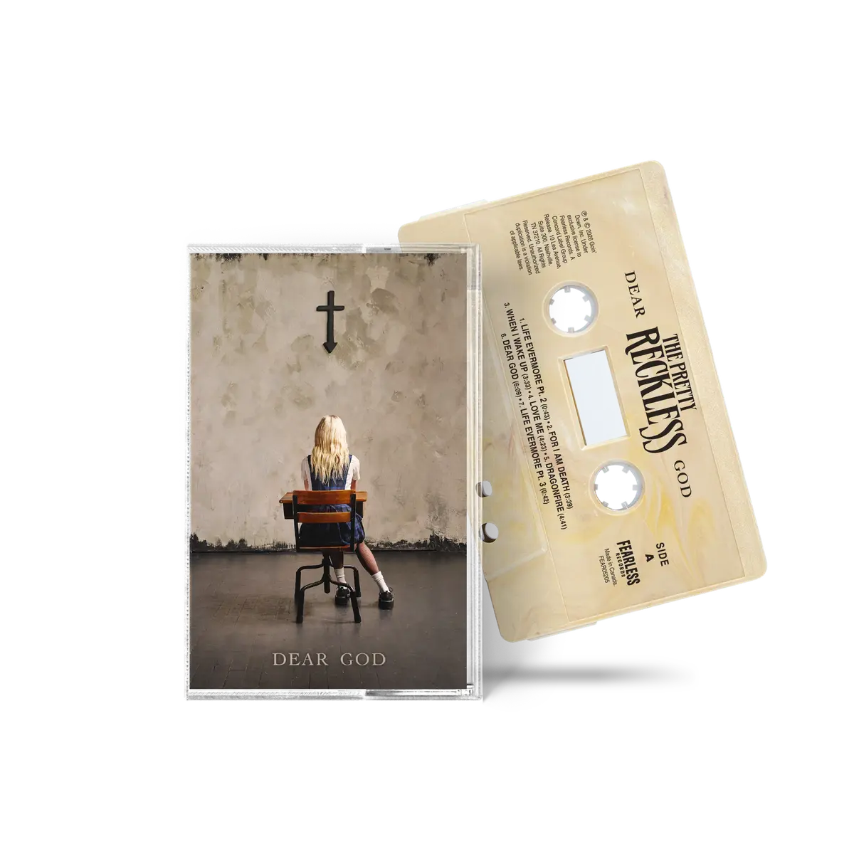 Dear God CASSETTE by Pretty Reckless album artwork