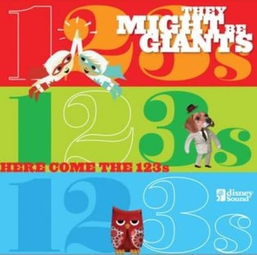 Here Come the 123s LP by They Might Be Giants (For Kids) album artwork