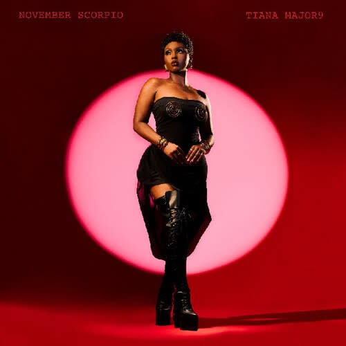 November Scorpio (Translucent RED Vinyl) LP by Tiana Major9 album artwork