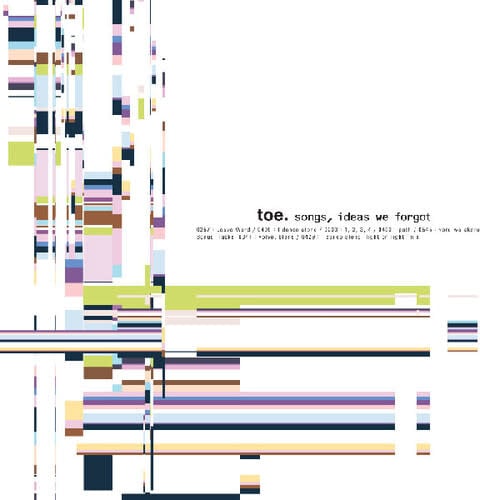 Songs, Ideas We Forgot LP by toe album artwork