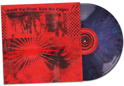 Break the Glass, Burn the Cage: Sound of Indie Punk LP by Various Artists album artwork
