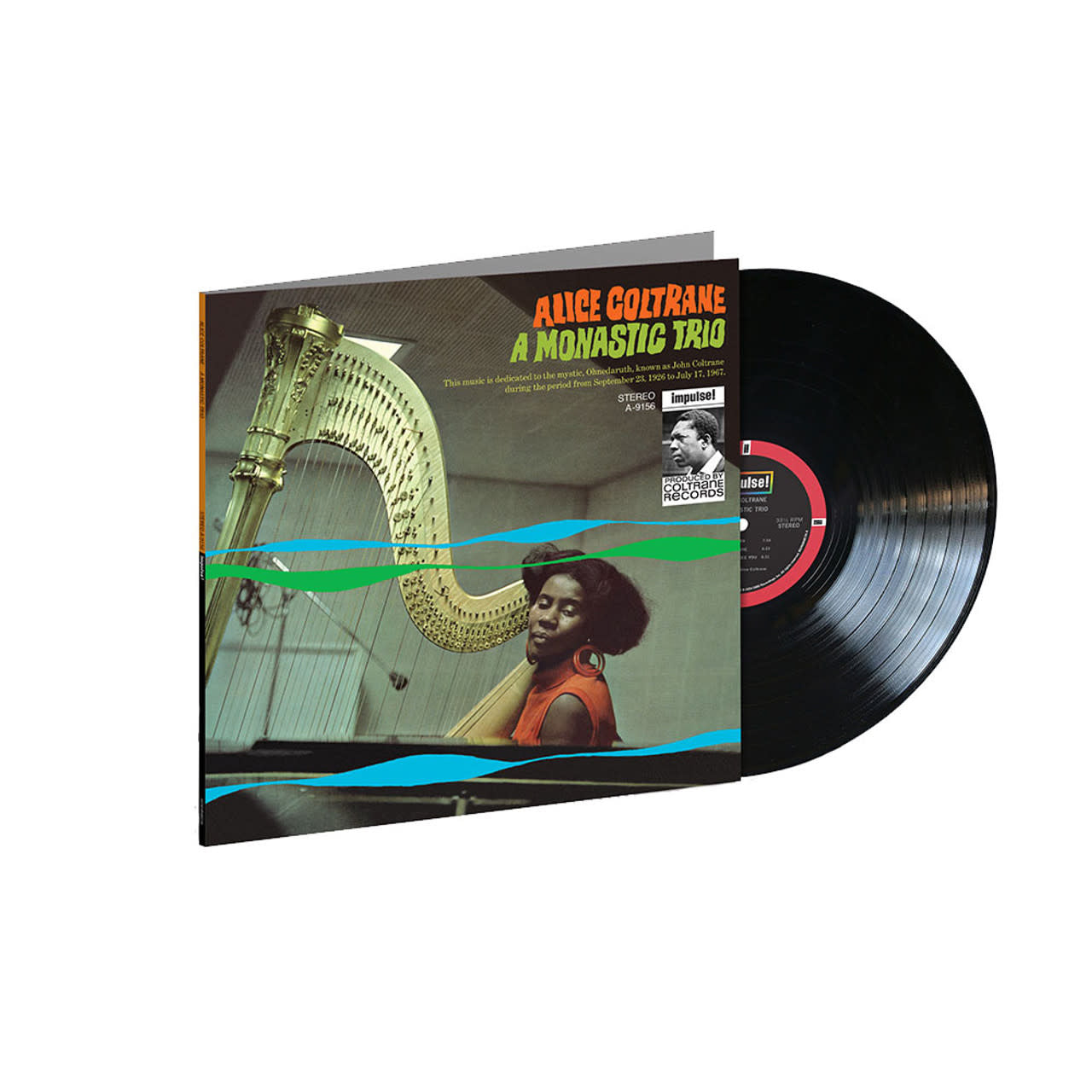 A Monastic Trio LP by Alice Coltrane album artwork