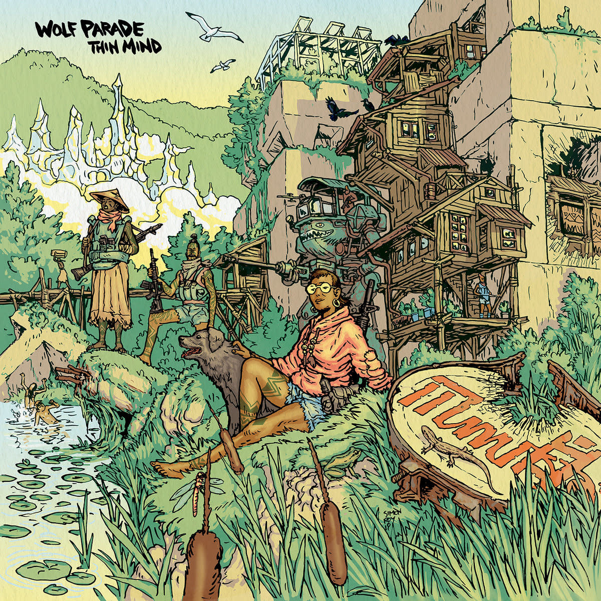 Thin Mind LP by Wolf Parade album artwork