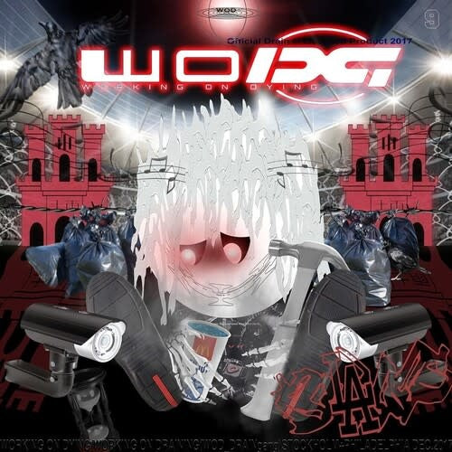 Working on Dying LP by Bladee album artwork
