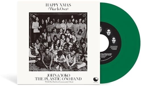 Happy Xmas (War is Over) 7" by John Lennon & Yoko Ono Plastic Ono Band album artwork